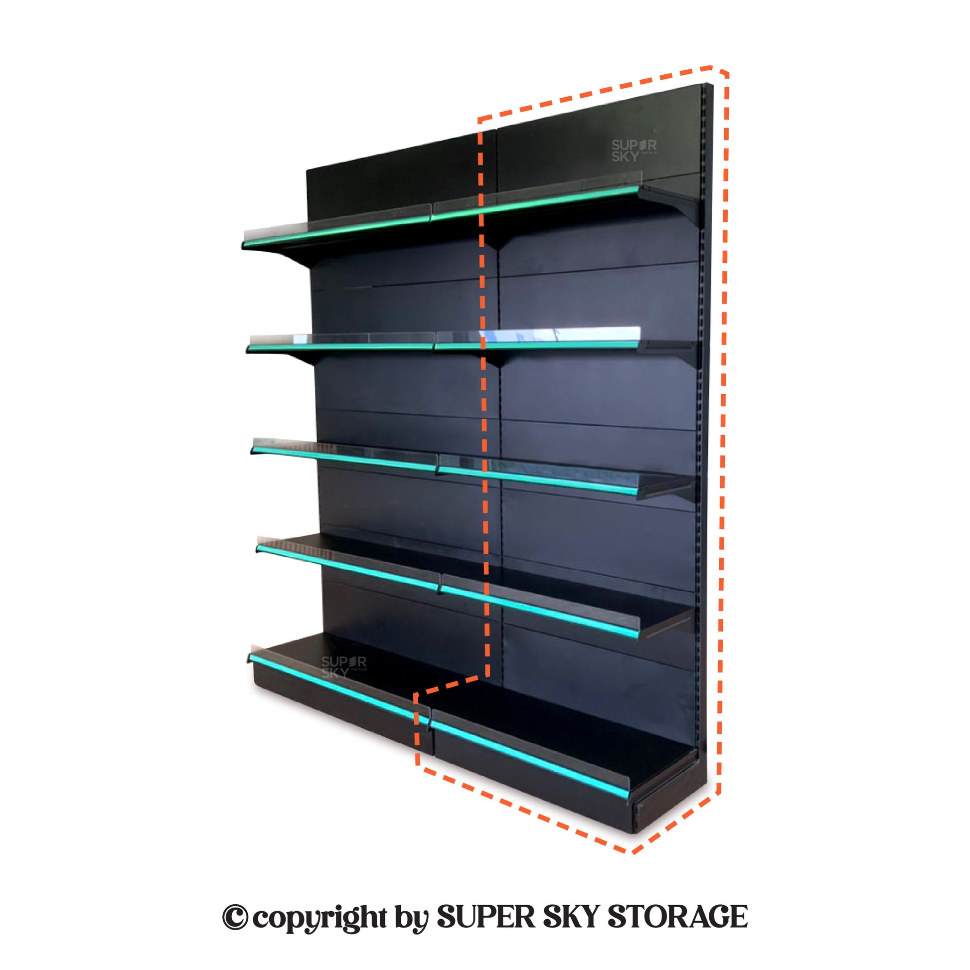 S23 WALL GONDOLA RACK